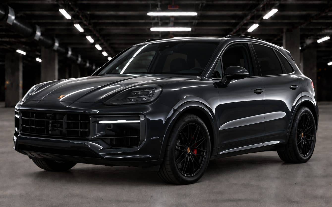 Porsche Cayenne in the LuxCar garage